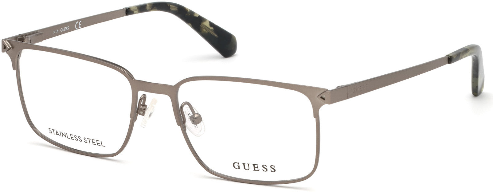 Guess GU1965 Geometric Eyeglasses 009-009 - Matte Gunmetal
