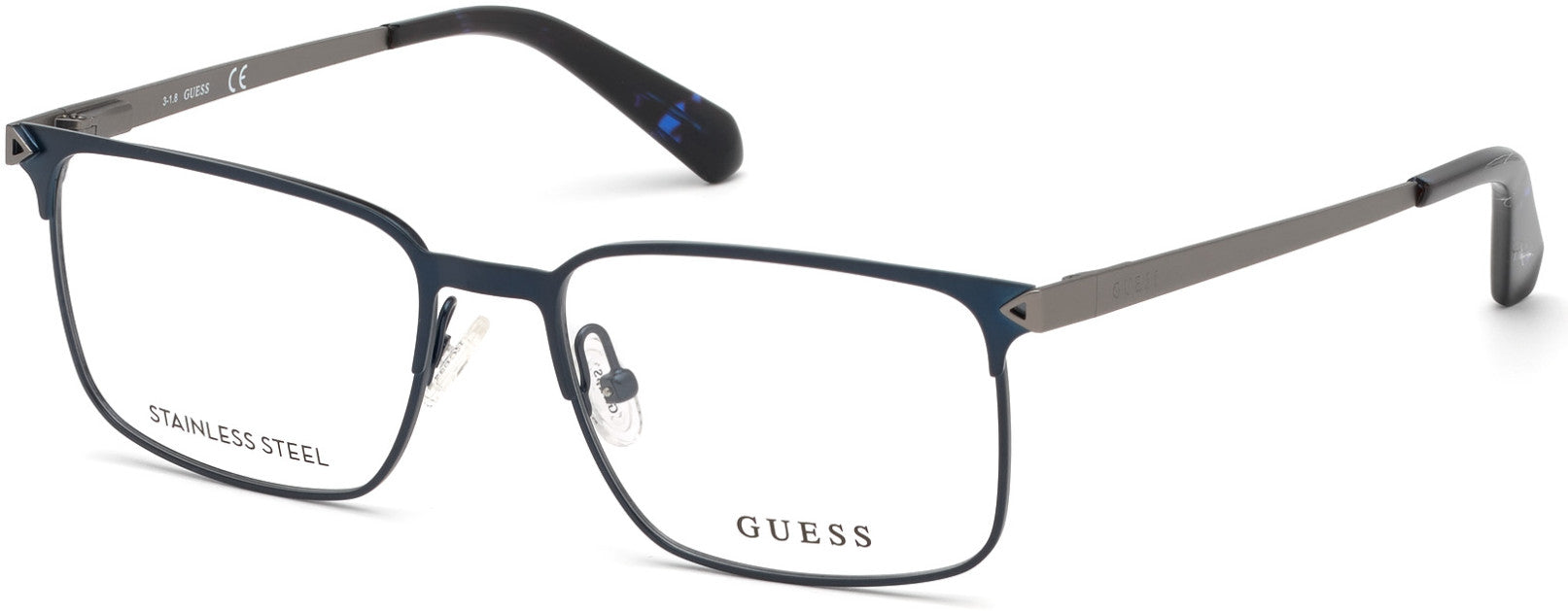 Guess GU1965 Geometric Eyeglasses 092-092 - Blue