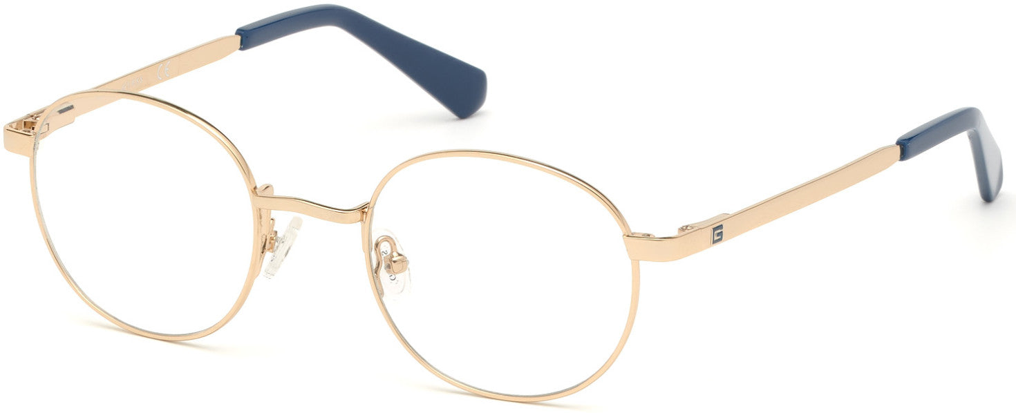 Guess GU1969 Round Eyeglasses 032-032 - Pale Gold