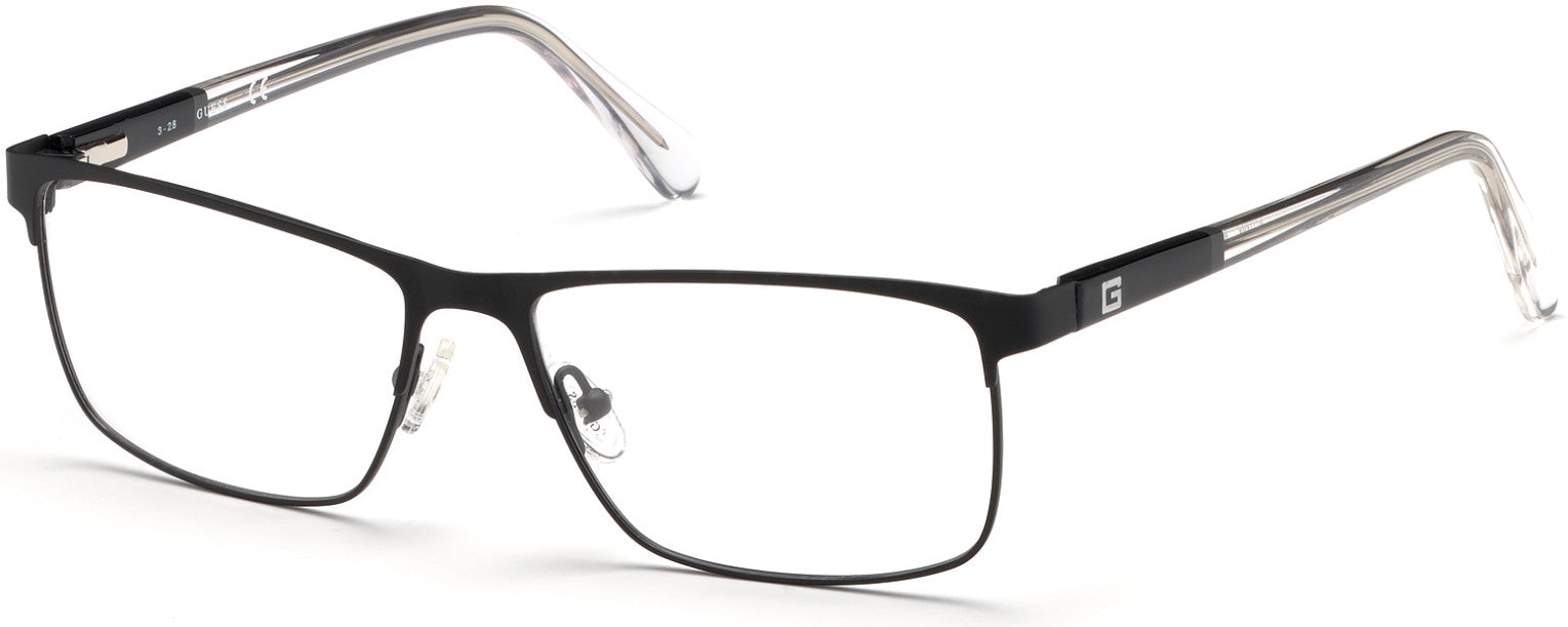 Guess GU1972 Geometric Eyeglasses 002-002 - Matte Black