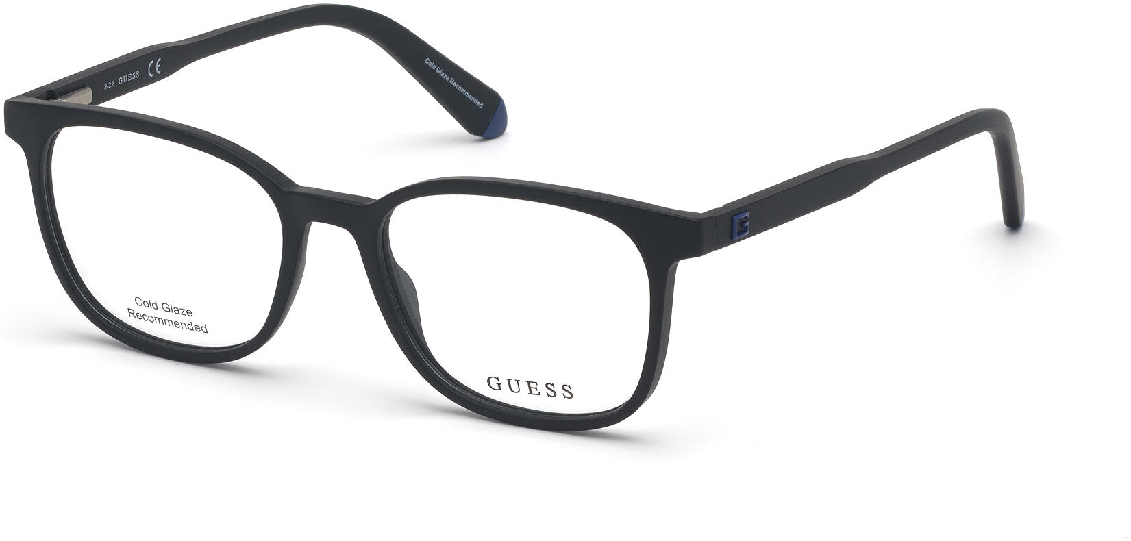 Guess GU1974-F Geometric Eyeglasses 002-002 - Matte Black