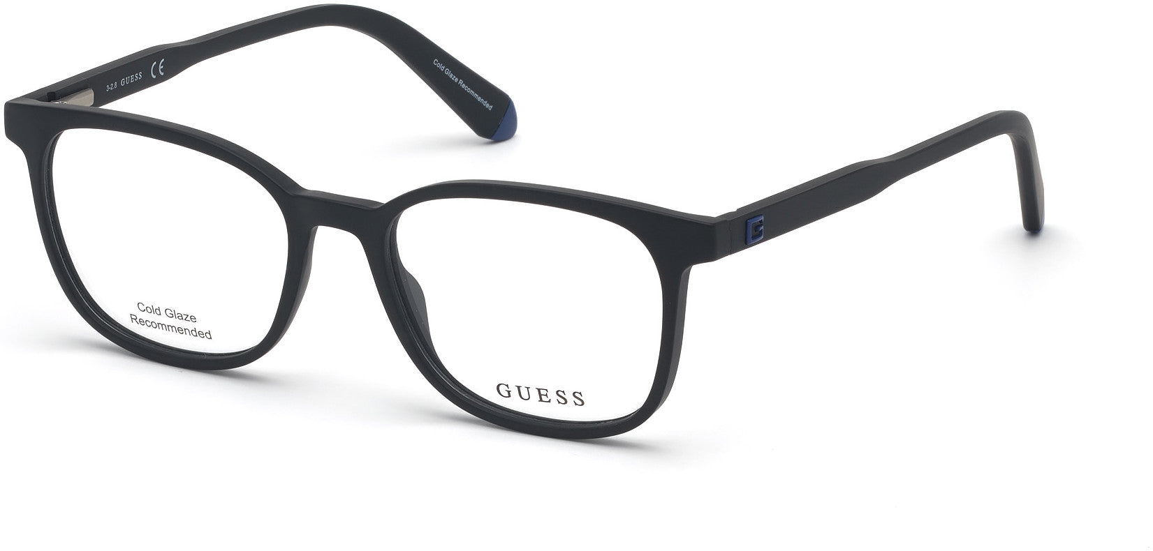 Guess GU1974 Geometric Eyeglasses 002-002 - Matte Black