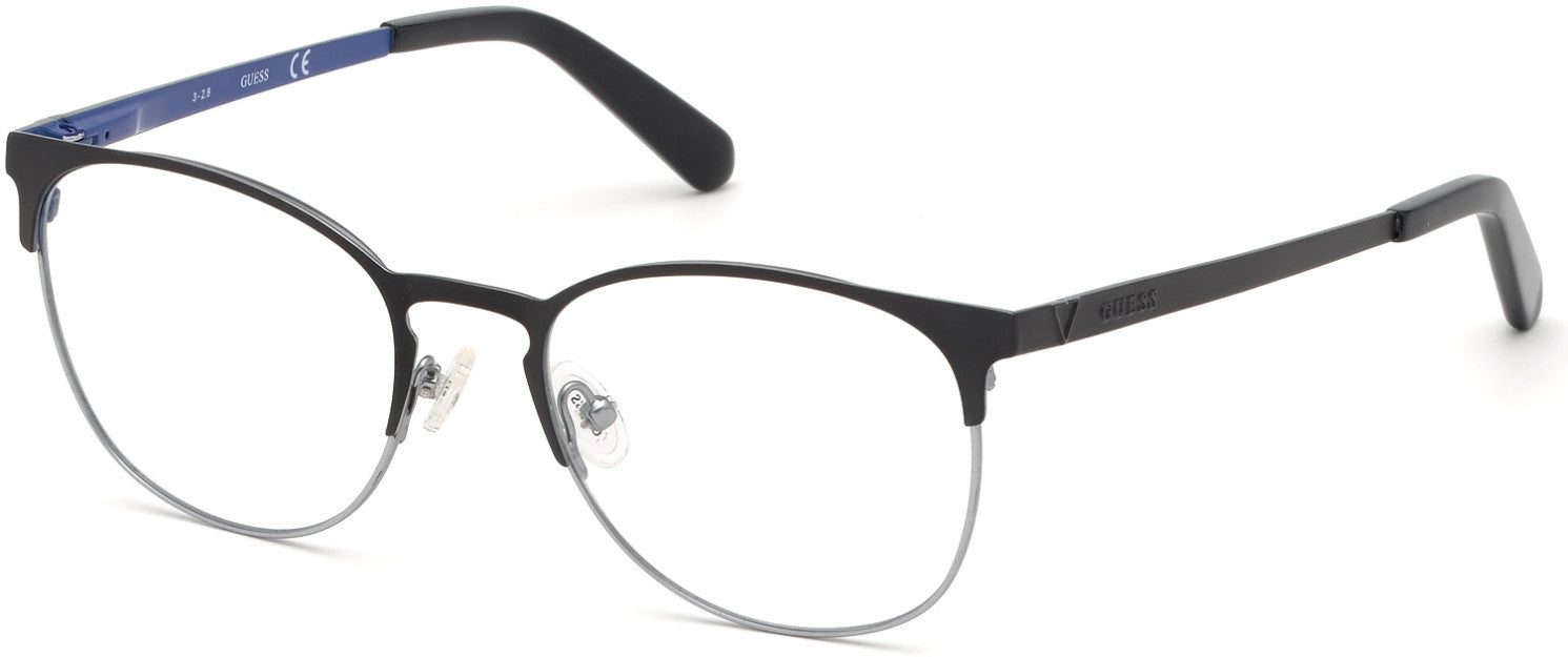 Guess GU1976 Round Eyeglasses 005-005 - Black
