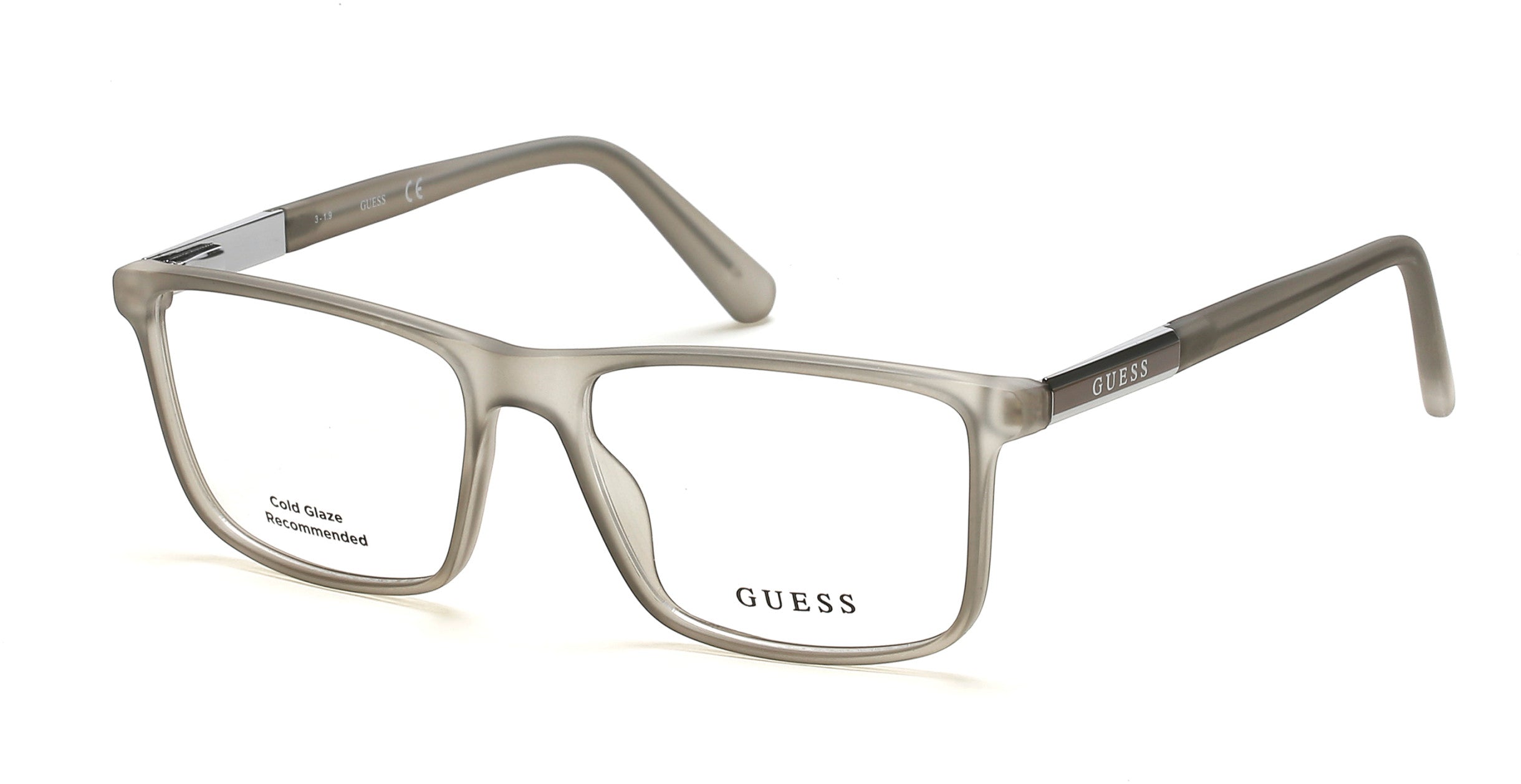 Guess GU1982 Rectangular Eyeglasses 027-027 - Crystal