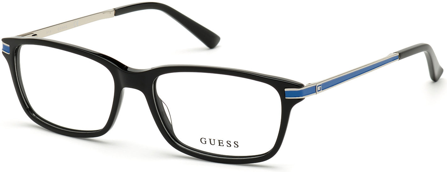 Guess GU1986 Rectangular Eyeglasses 001-001 - Shiny Black