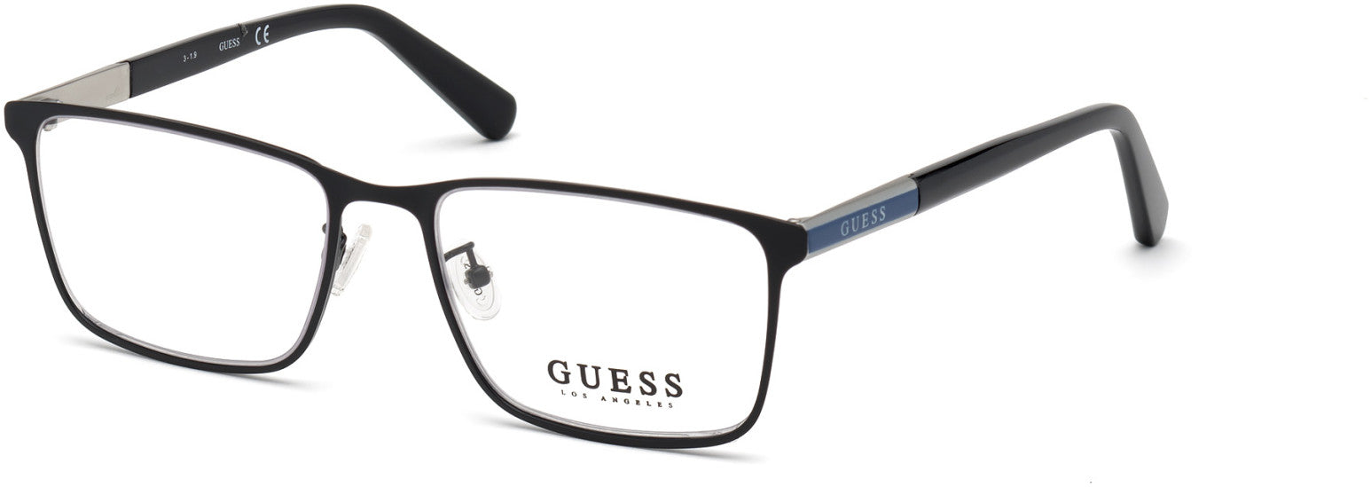 Guess GU1990-D Square Eyeglasses 002-002 - Matte Black