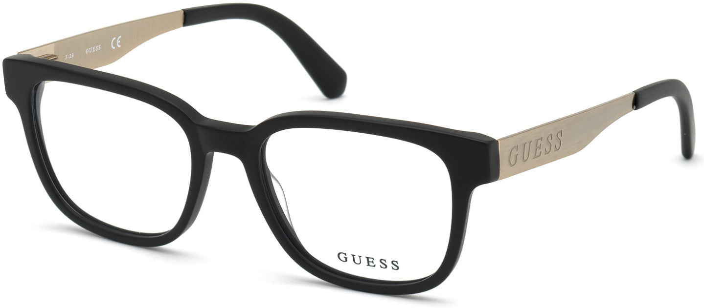 Guess GU1996 Square Eyeglasses 002-002 - Matte Black