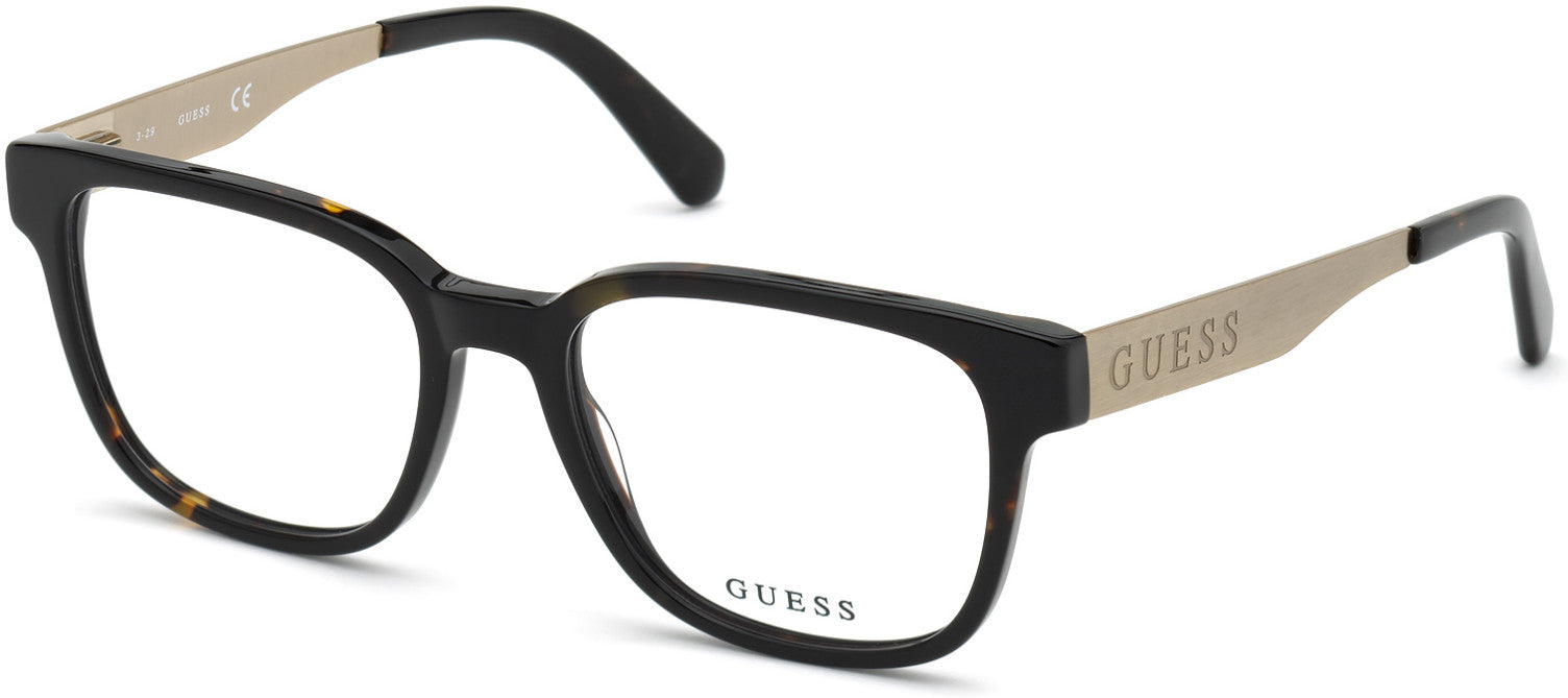 Guess GU1996 Square Eyeglasses 052-052 - Dark Havana