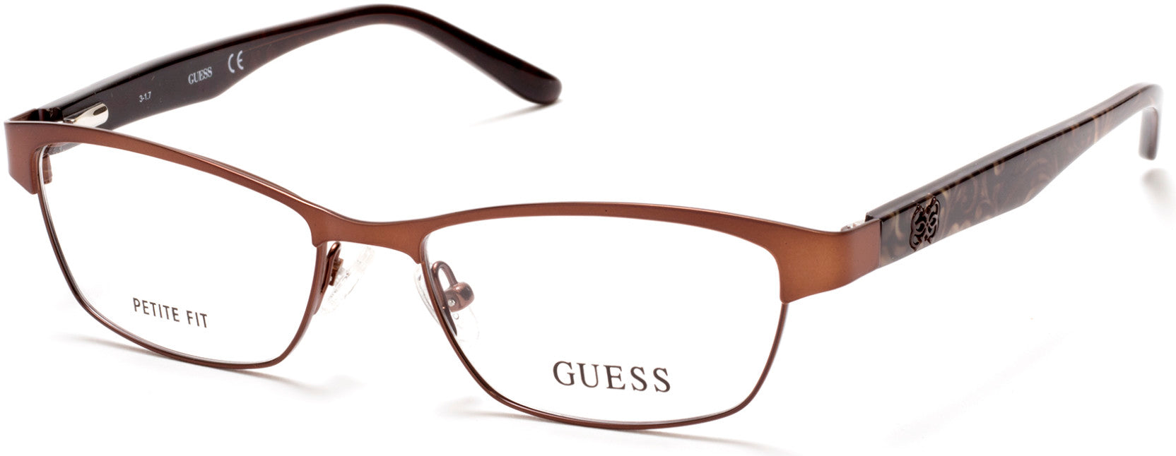 Guess GU2420 Eyeglasses 049-049 - Matte Dark Brown