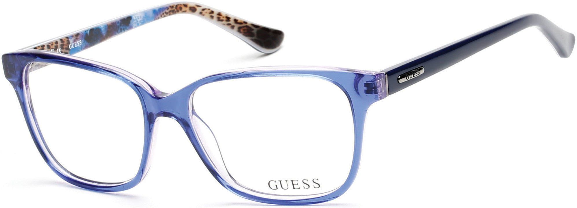Guess GU2506 Square Eyeglasses 092-092 - Blue/other