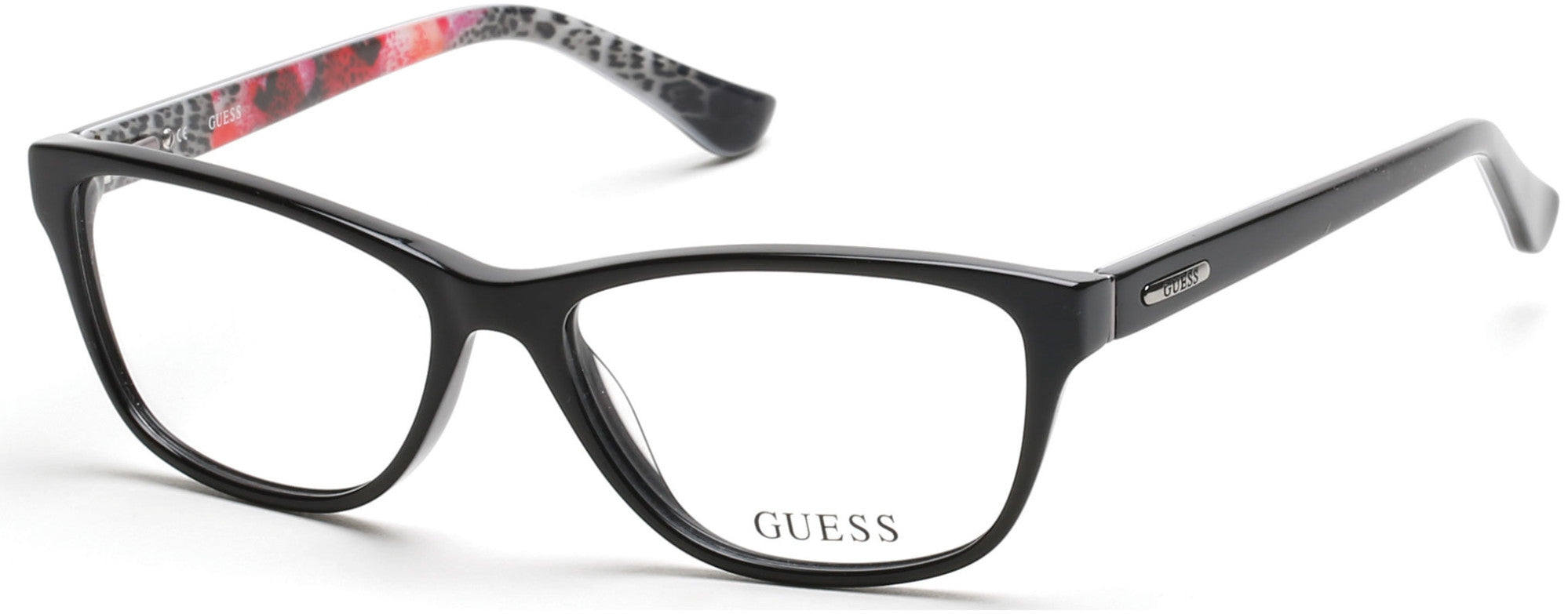Guess GU2513 Rectangular Eyeglasses 005-005 - Black/other