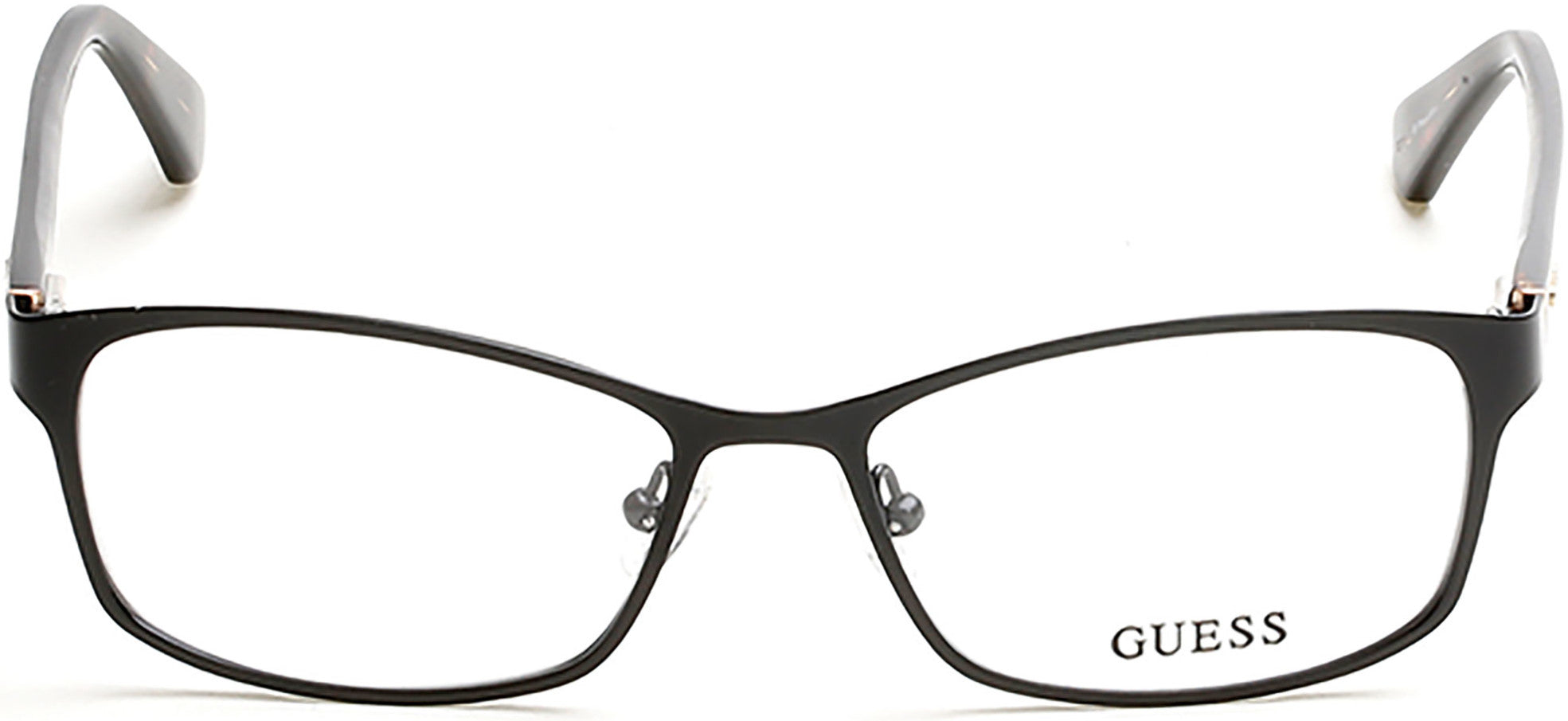 Guess GU2521 Rectangular Eyeglasses 002-002 - Matte Black