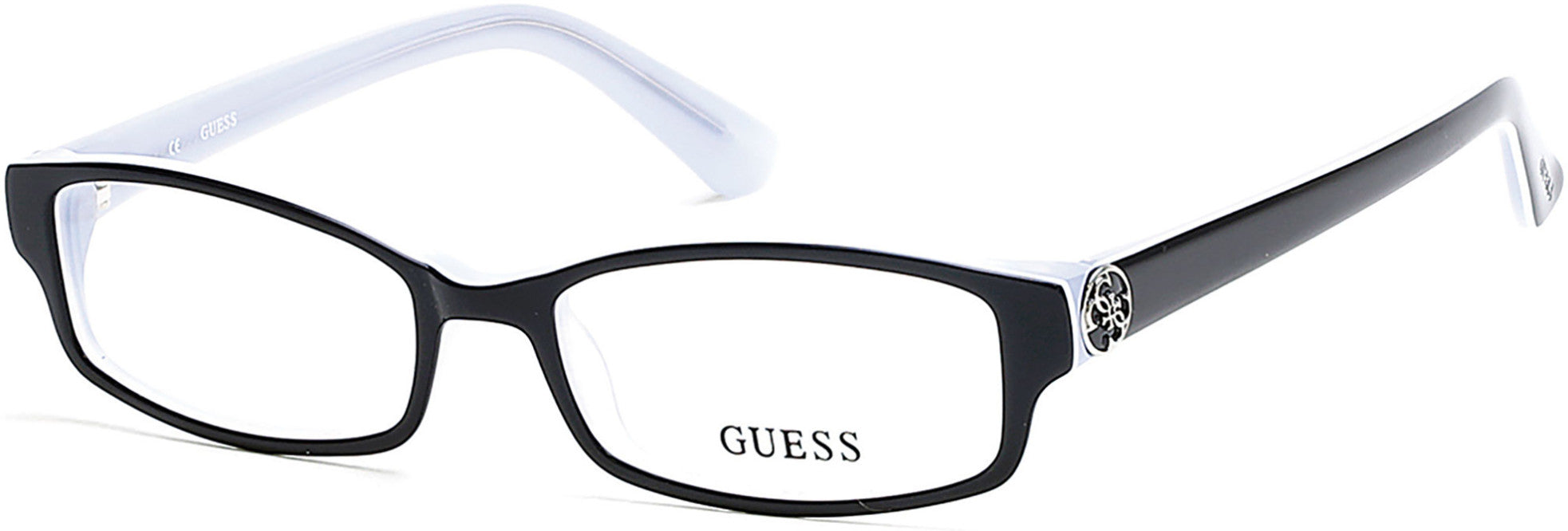 Guess GU2526 Eyeglasses 003-003 - Black/crystal