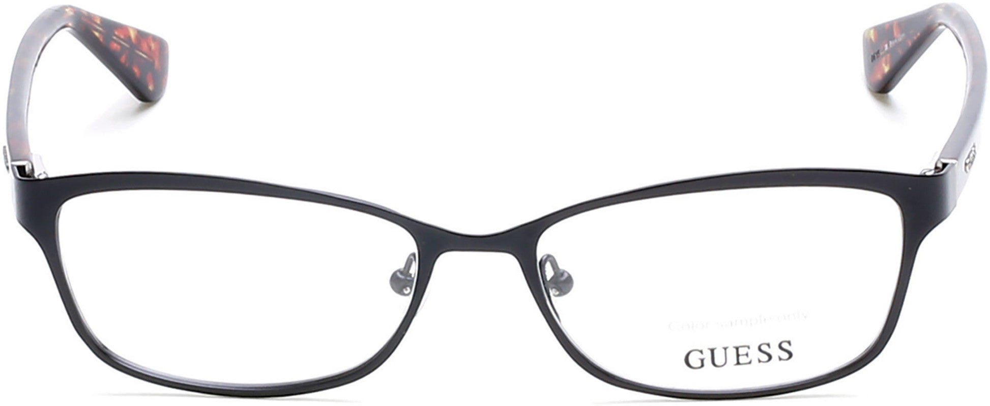 Guess GU2548 Geometric Eyeglasses 002-002 - Matte Black