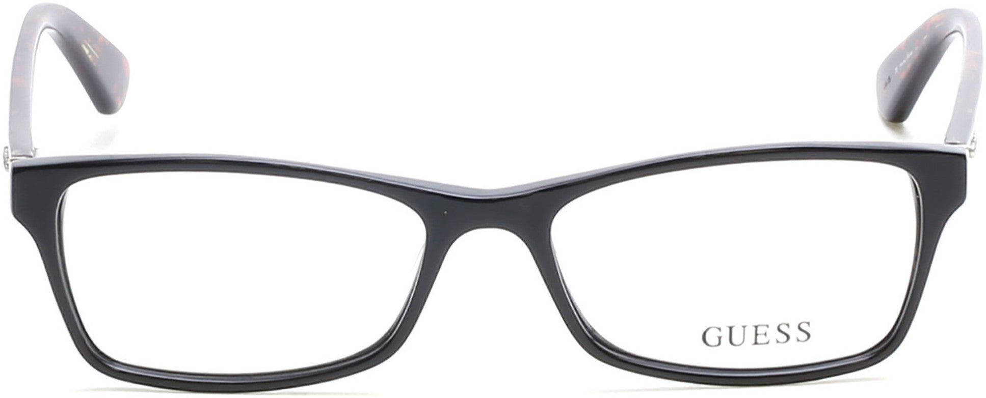 Guess GU2549 Geometric Eyeglasses 001-001 - Shiny Black