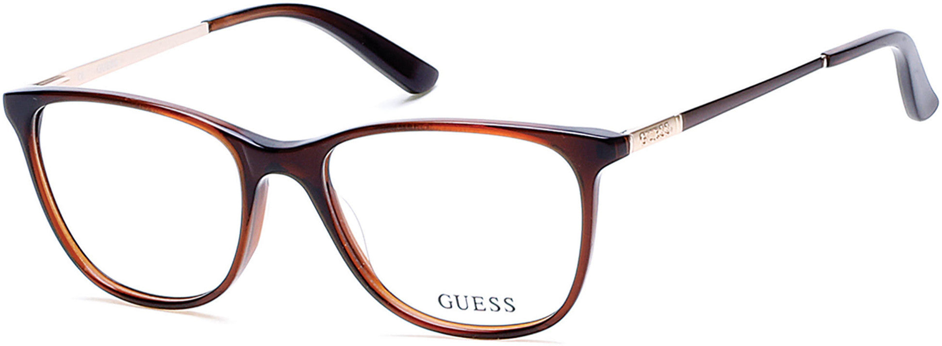 Guess GU2566 Cat Eyeglasses 050-050 - Dark Brown/other
