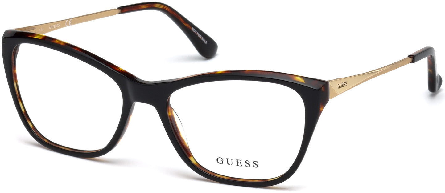 Guess GU2604 Cat Eyeglasses 001-001 - Shiny Black