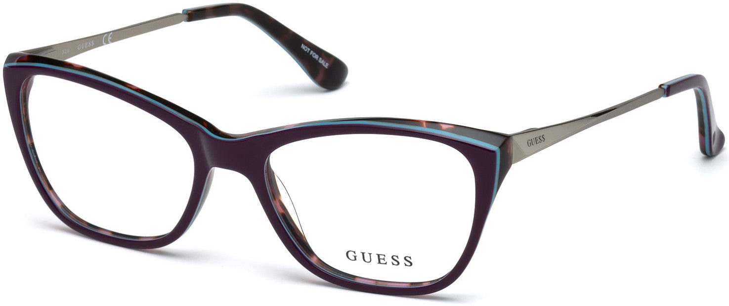 Guess GU2604 Cat Eyeglasses 083-083 - Violet/other