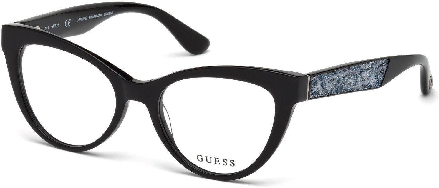 Guess GU2623 Cat Eyeglasses 005-005 - Black/other
