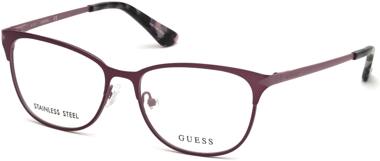 Guess GU2638 Square Eyeglasses 083-083 - Violet