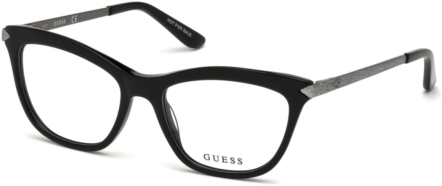 Guess GU2655 Cat Eyeglasses 005-005 - Black/other