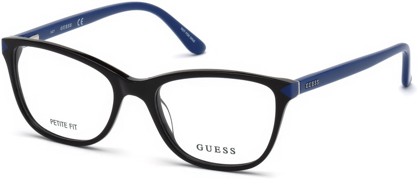 Guess GU2673 Geometric Eyeglasses 005-005 - Black