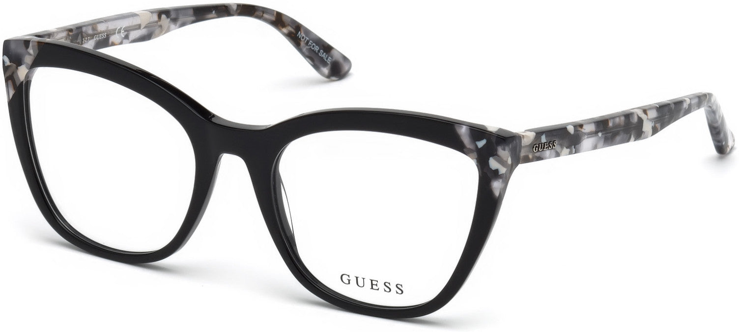 Guess GU2674 Cat Eyeglasses 001-001 - Shiny Black