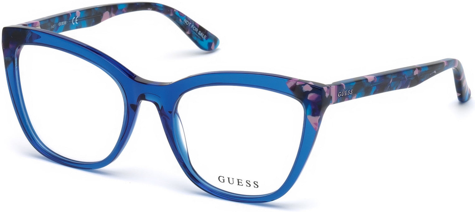 Guess GU2674 Cat Eyeglasses 090-090 - Shiny Blue