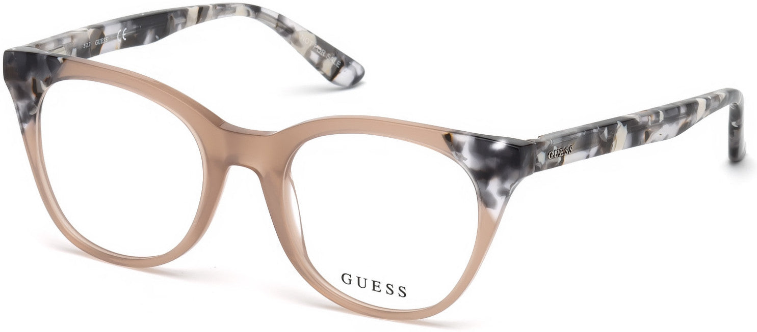 Guess GU2675 Geometric Eyeglasses 059-059 - Beige