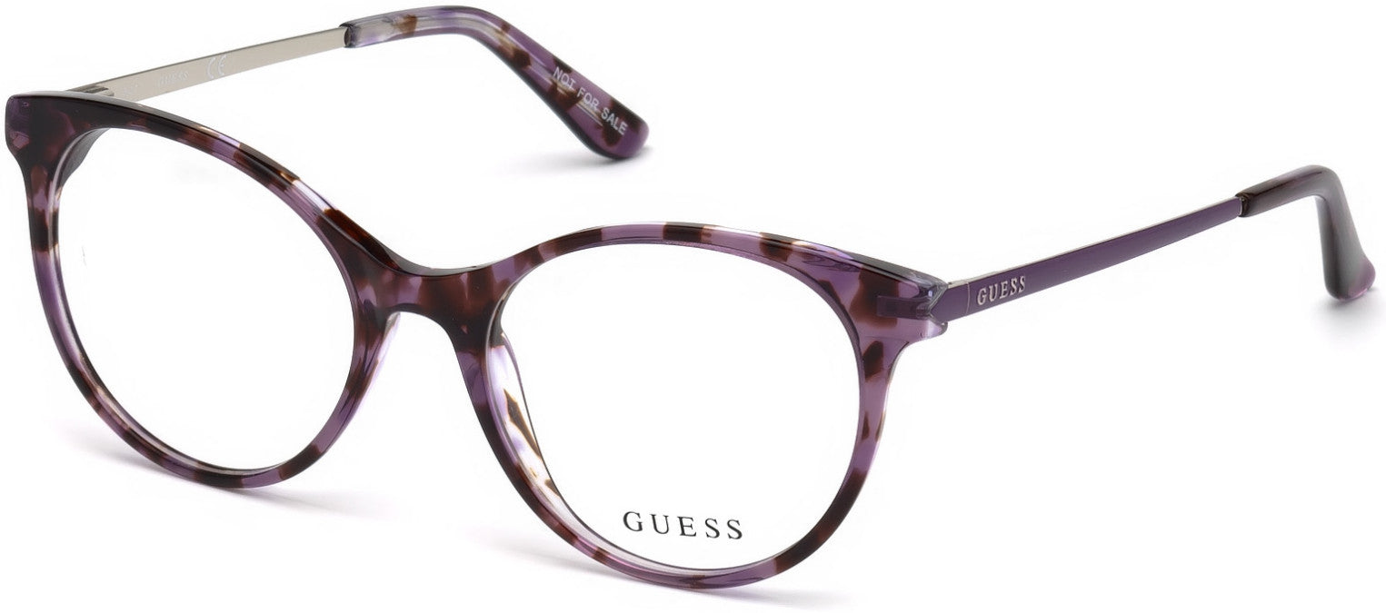 Guess GU2680 Round Eyeglasses 083-083 - Violet