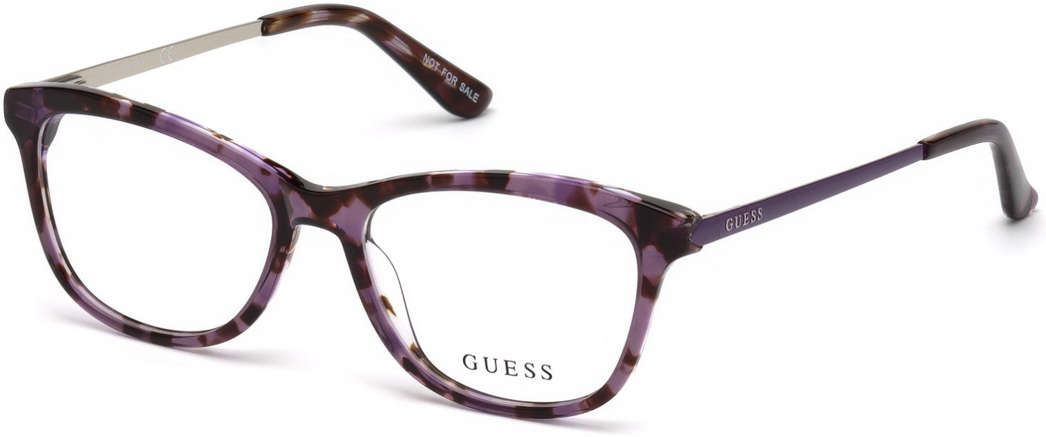 Guess GU2681 Geometric Eyeglasses 083-083 - Violet