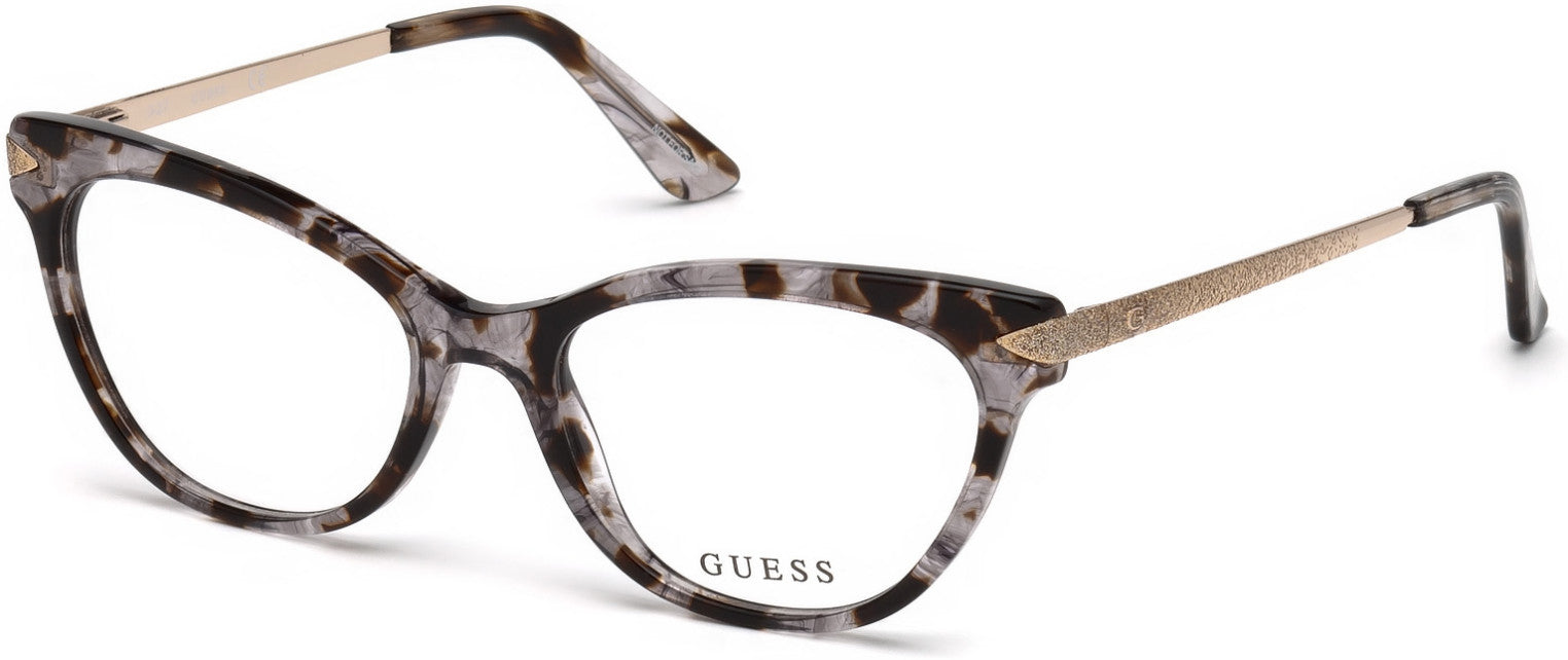 Guess GU2683 Round Eyeglasses 020-020 - Grey