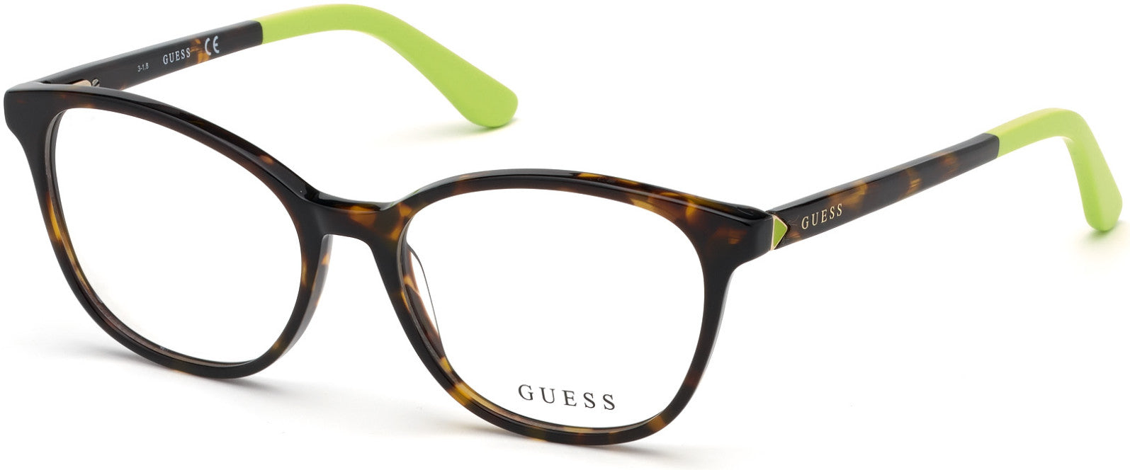 Guess GU2698 Butterfly Eyeglasses 056-056 - Havana