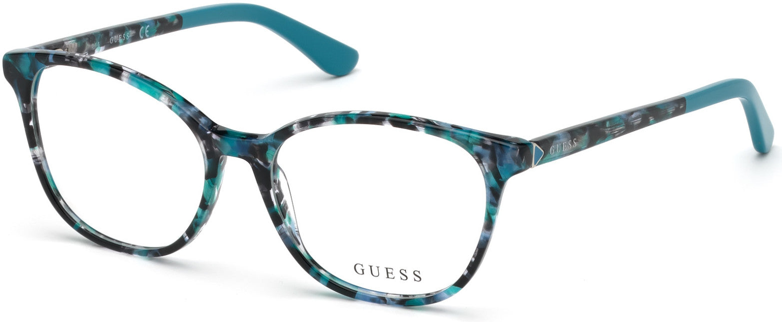Guess GU2698 Butterfly Eyeglasses 092-092 - Blue