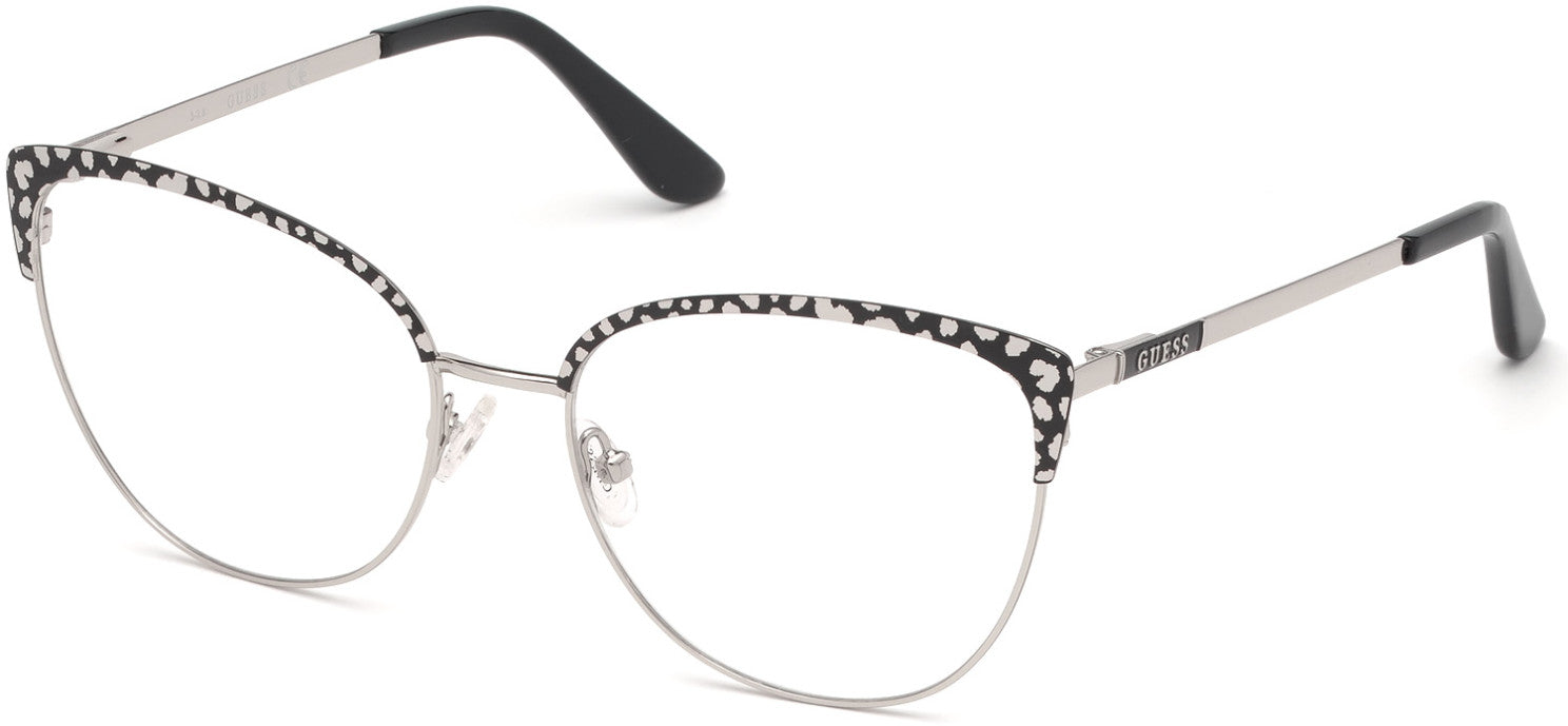 Guess GU2715 Geometric Eyeglasses 005-005 - Black