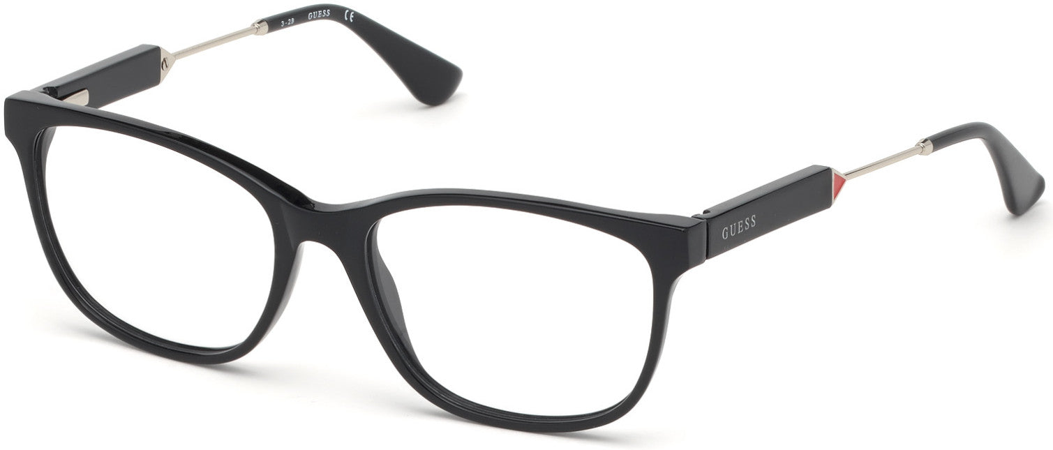 Guess GU2717-F Geometric Eyeglasses 001-001 - Shiny Black
