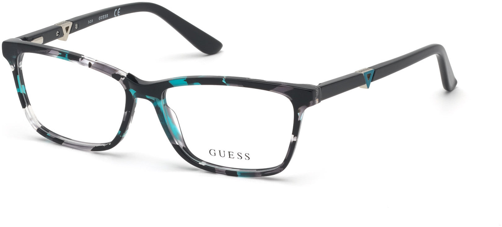 Guess GU2731 Geometric Eyeglasses 089-089 - Turquoise