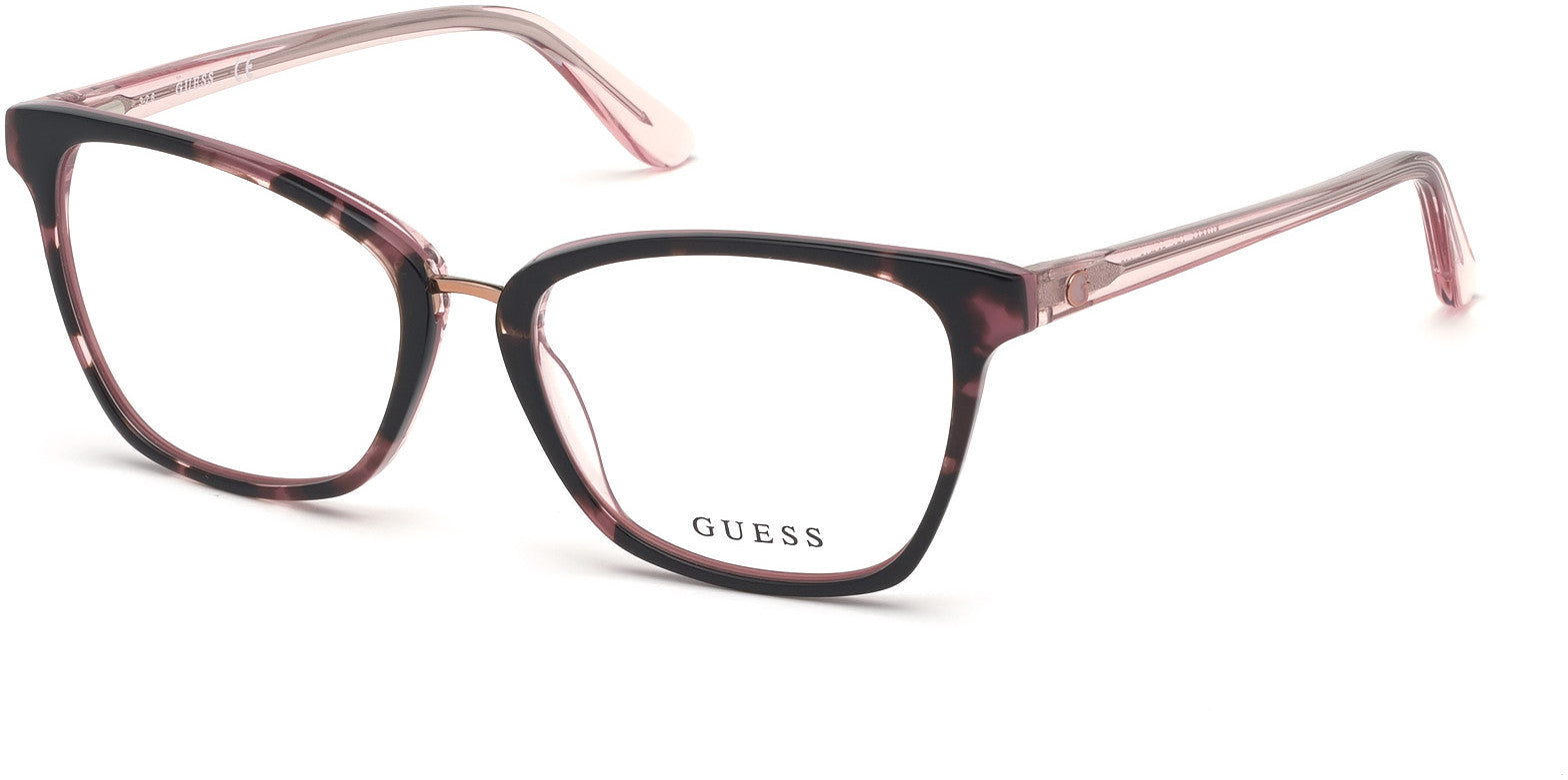 Guess GU2733 Geometric Eyeglasses 074-074 - Pink 