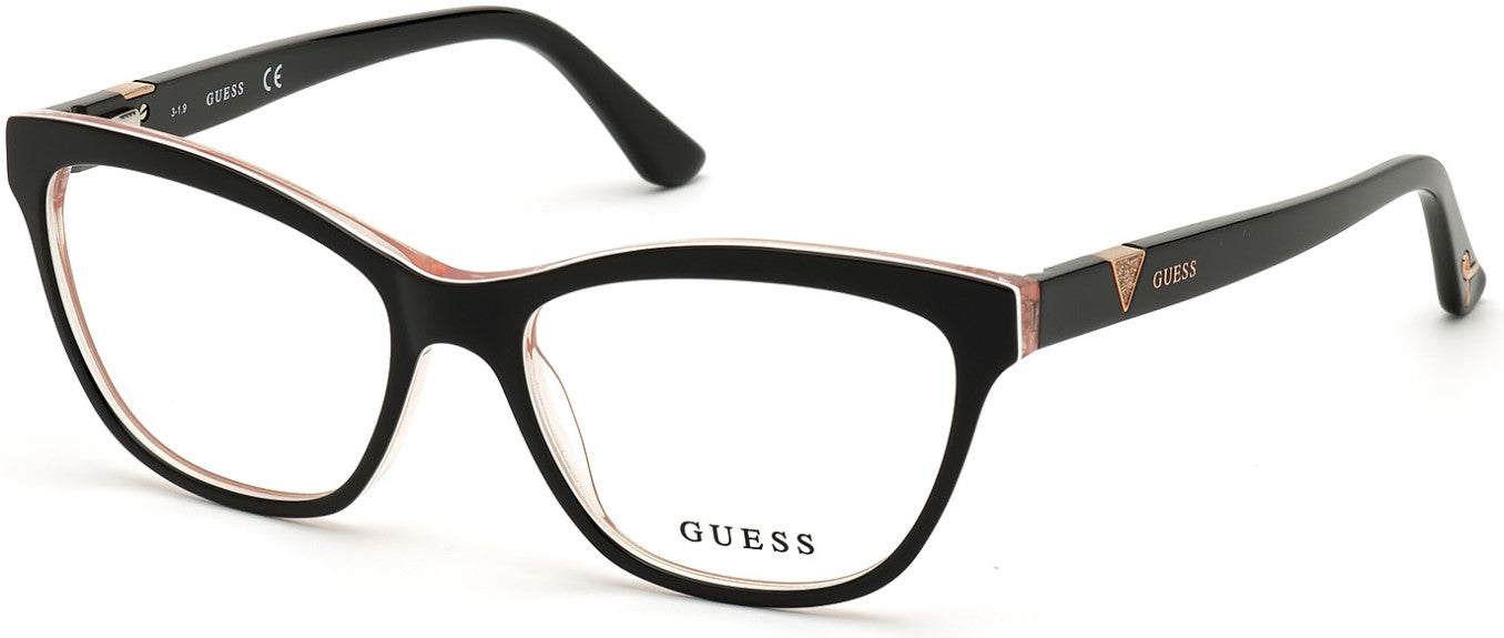 Guess GU2745 Square Eyeglasses 001-001 - Shiny Black
