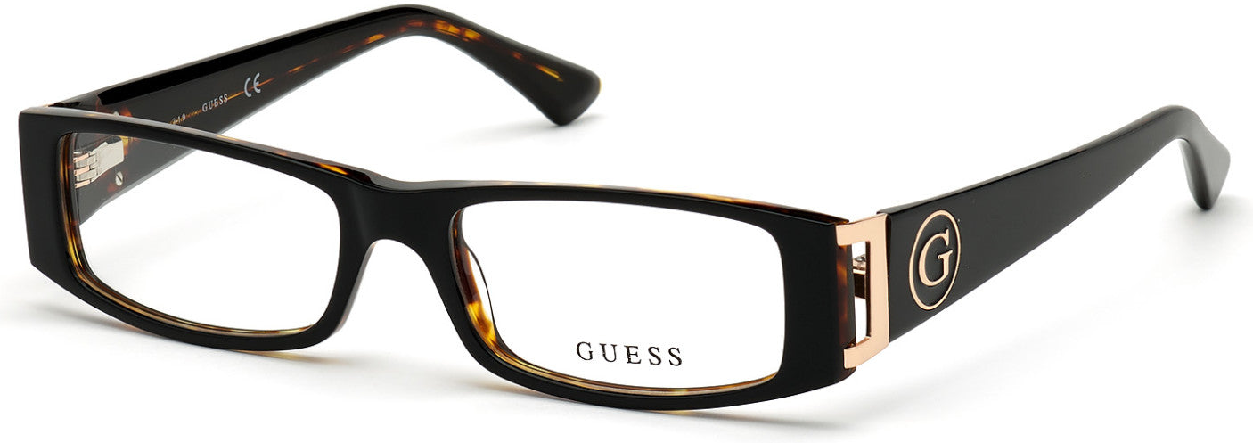 Guess GU2749 Rectangular Eyeglasses 001-001 - Shiny Black