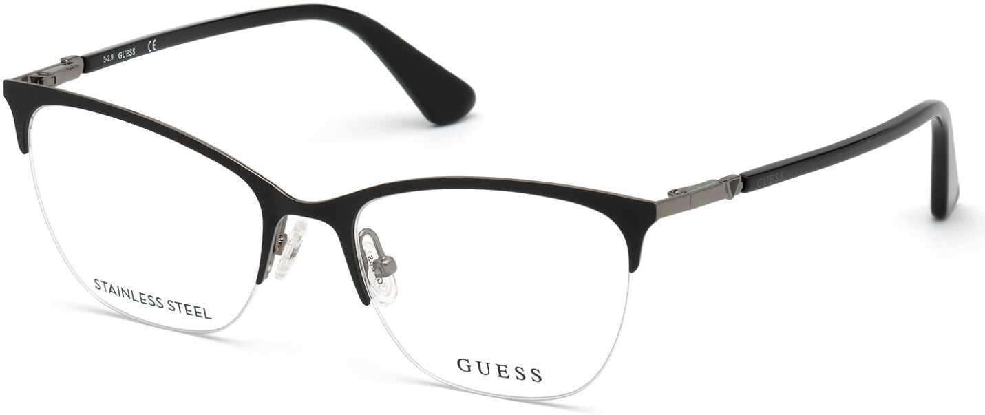 Guess GU2787 Cat Eyeglasses 002-002 - Matte Black