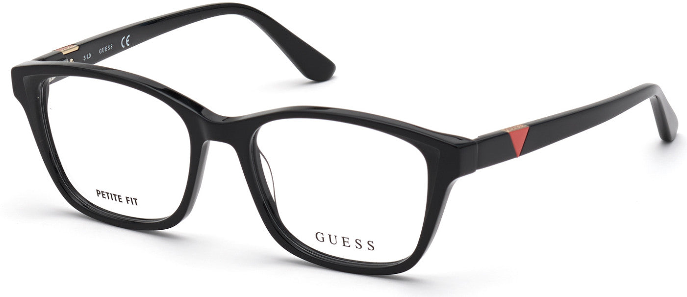 Guess GU2810 Square Eyeglasses 001-001 - Shiny Black