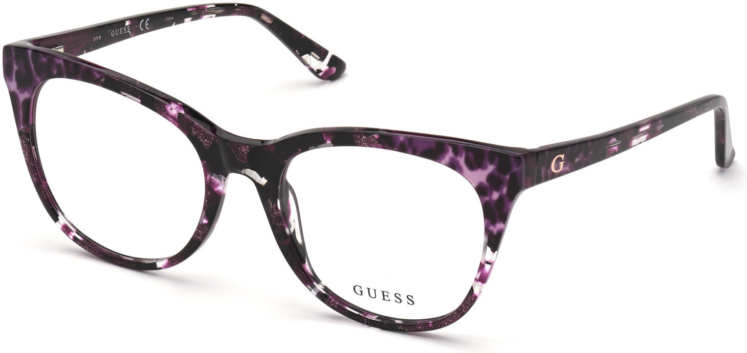 Guess GU2819 Round Eyeglasses 083-083 - Violet