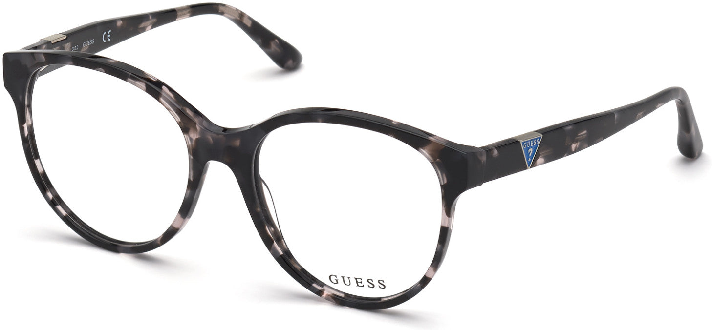 Guess GU2847 Round Eyeglasses 020-020 - Grey