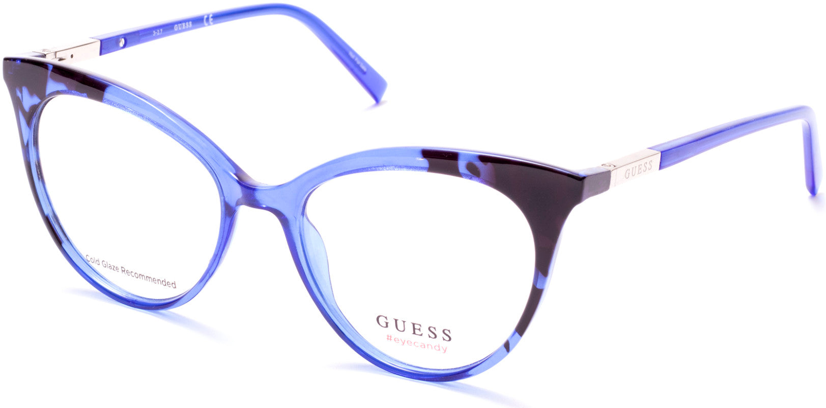 Guess GU3031 Cat Eyeglasses 092-092 - Blue
