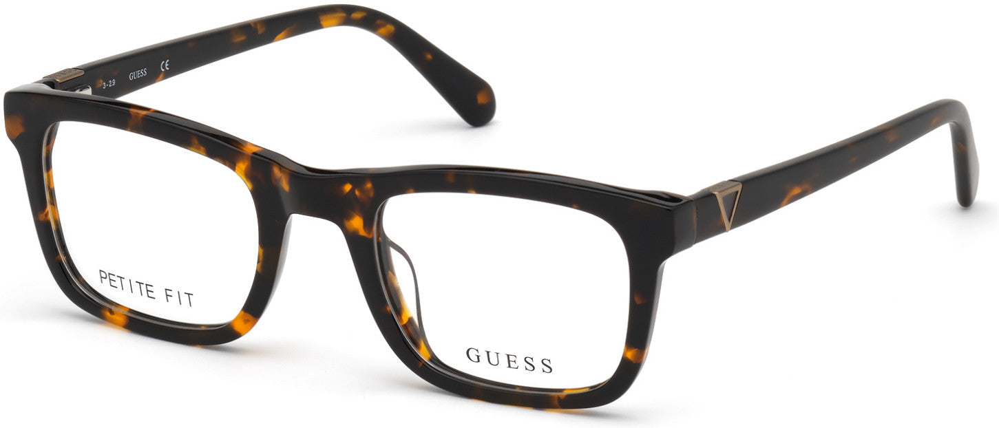 Guess GU50002 Square Eyeglasses 052-052 - Dark Havana