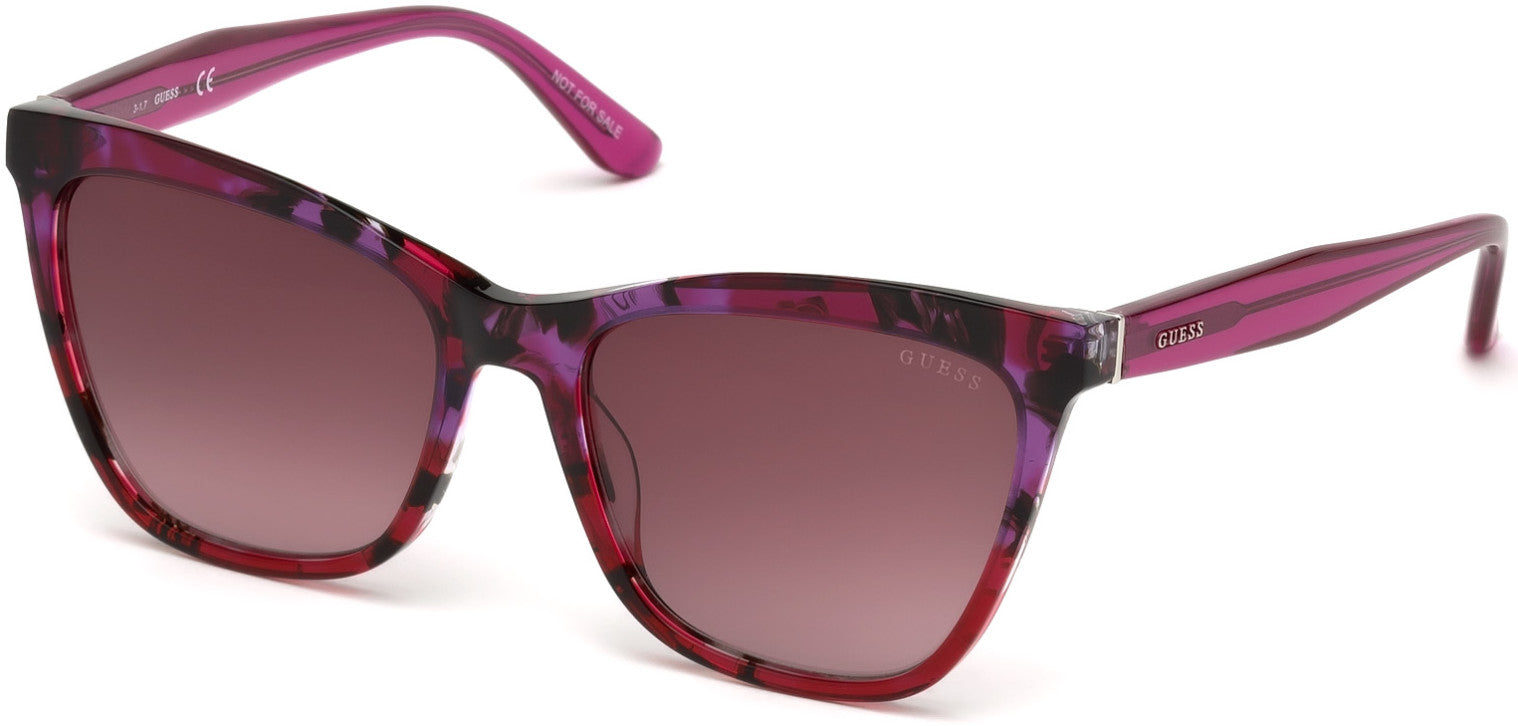 Guess GU7520 Butterfly Sunglasses 83Z-83Z - Violet/other / Gradient Or Mirror Violet Lenses