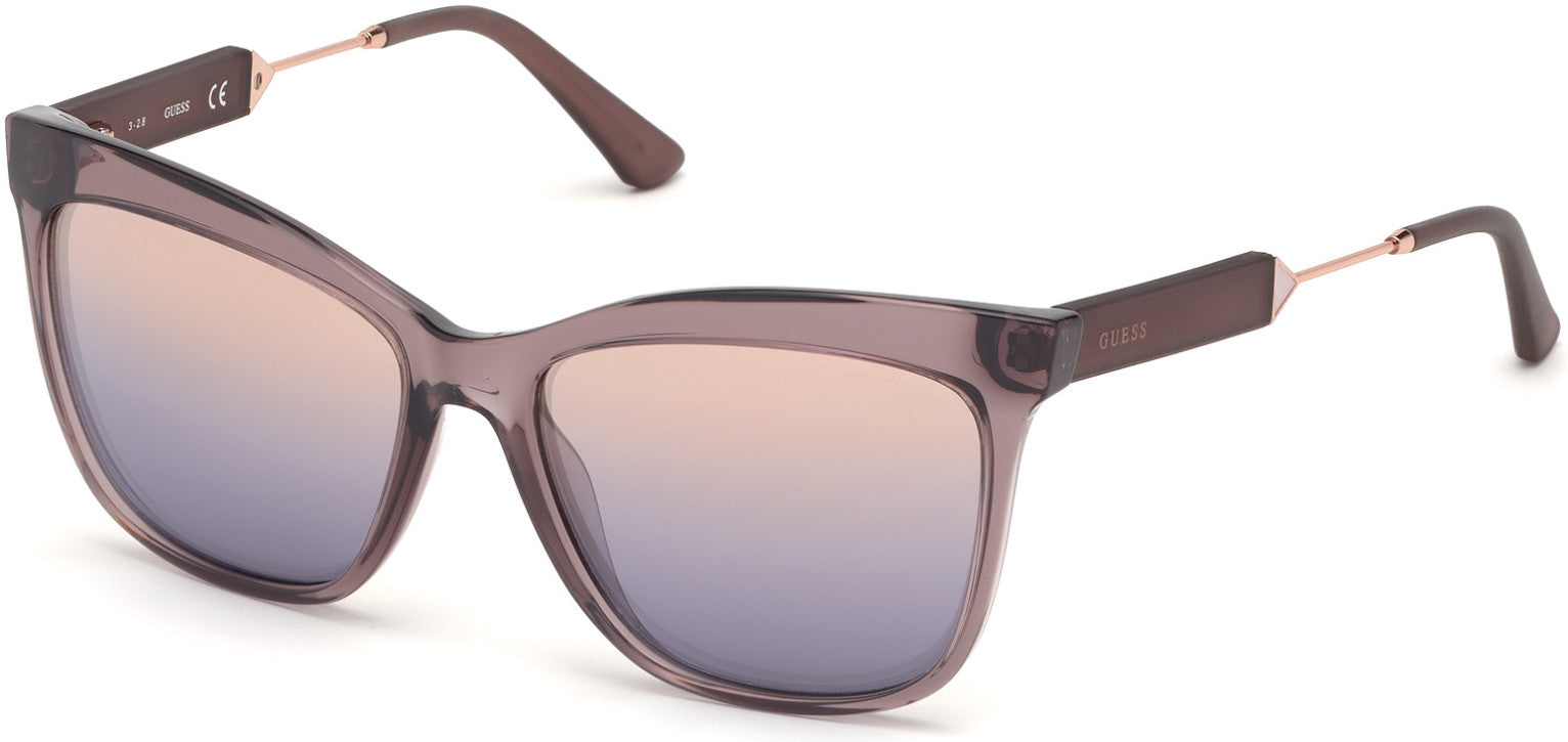 Guess GU7620 Geometric Sunglasses 83Z-83Z - Violet / Gradient Or Mirror Violet
