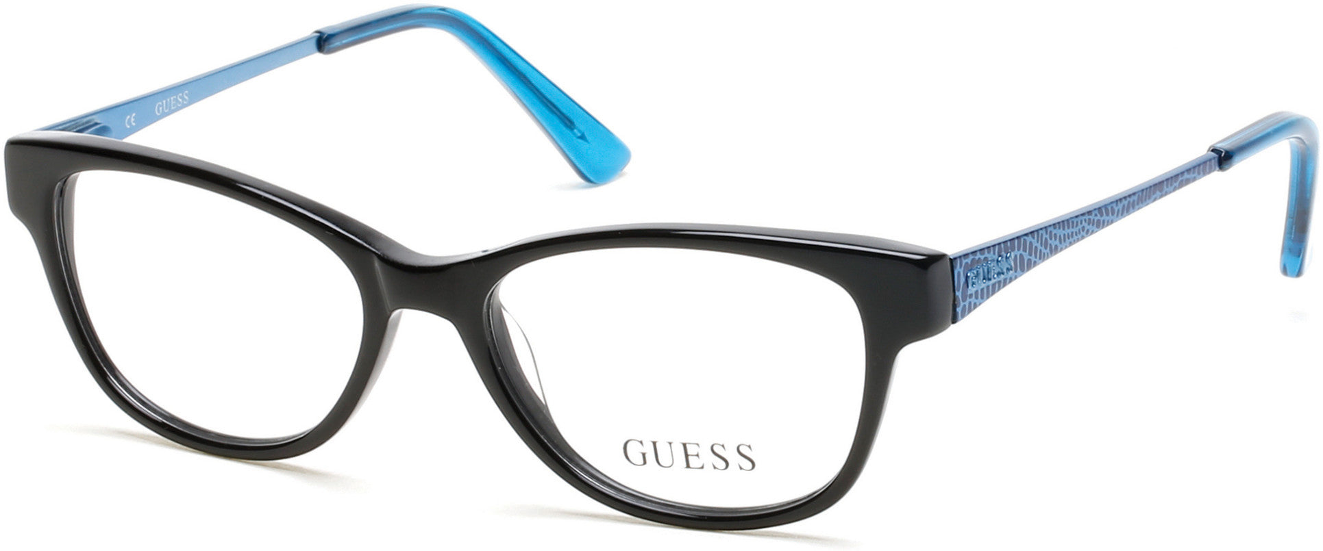 Guess GU9135 Rectangular Eyeglasses 005-005 - Black/other