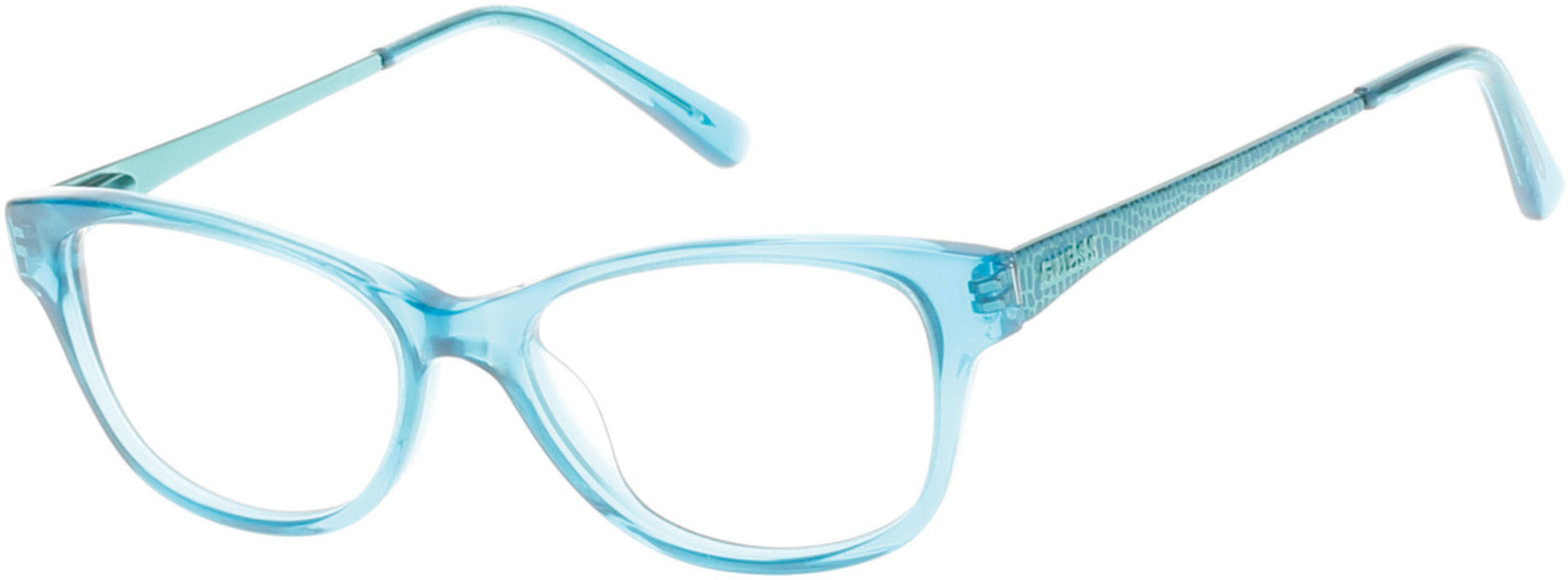 Guess GU9135 Rectangular Eyeglasses 089-089 - Turquoise/other